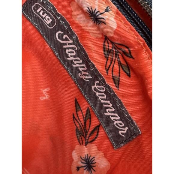 Lug Happy Camper Aloha Navy Blue/ Floral Messenger Travel Crossbody Shoulder Bag - Picture 15 of 16